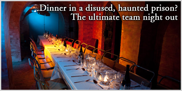 Arundel Jailhouse in dinner layout